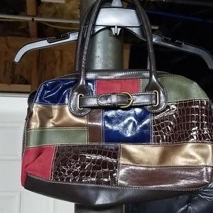 Ladies multi-patch purse
